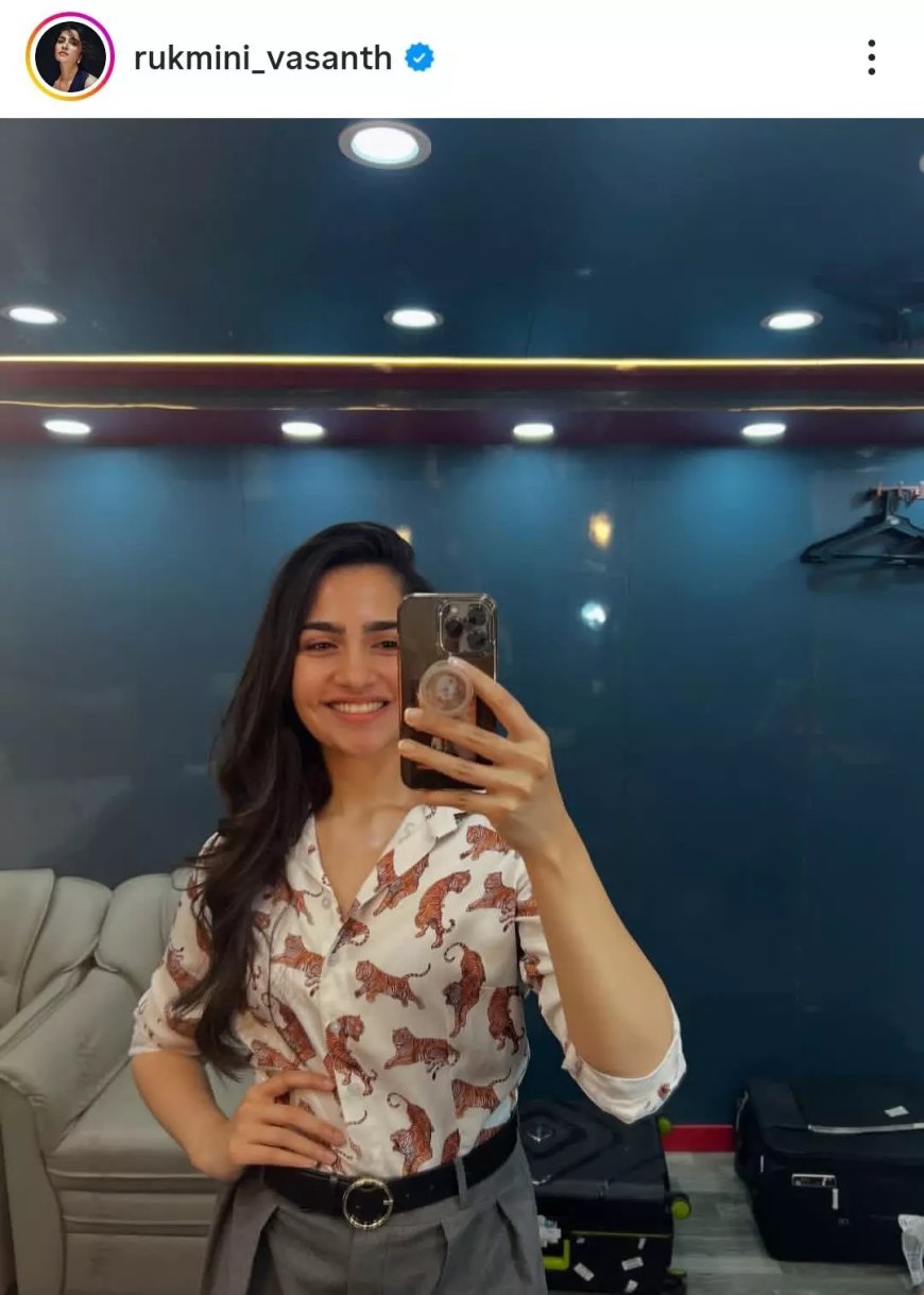 క్రేజీగా  రుక్మిణి వసంత్